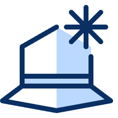 Hat Lady Icon from Cyber Duotone Set