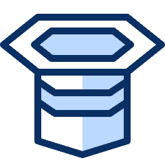 Hat Magician Icon from Cyber Duotone Set