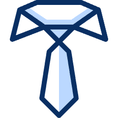 Necktie 1 Icon from Cyber Duotone Set