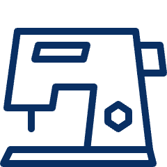 Sewing Machine Icon from Cyber Line Set