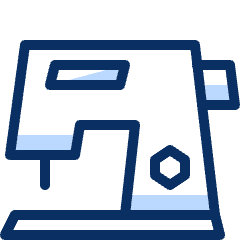 Sewing Machine Icon from Cyber Duotone Set