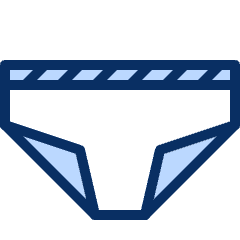 Underwear 2 Icon from Cyber Duotone Set