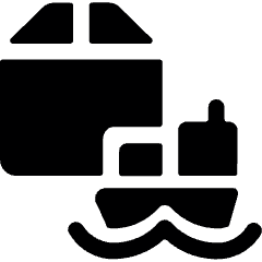 Shipment Boat Icon from Ultimate Bold Set