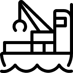 Shipment Cargo Boat Icon from Ultimate Light Set