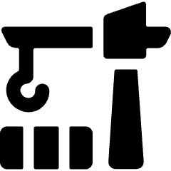 Shipment Crane Icon from Ultimate Bold Set