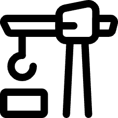 Shipment Crane Icon from Ultimate Regular Set