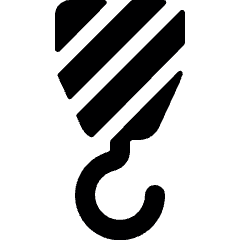 Shipment Crane Hook Icon from Ultimate Bold Set