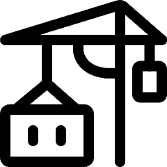 Shipment Lift Icon from Ultimate Regular Set