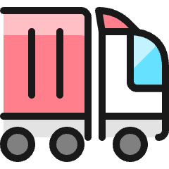 Shipment Truck Icon from Ultimate Colors Set