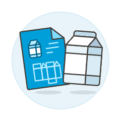 Packaging Blueprint Illustration from UX Colors Set
