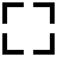 Fit Screen Icon from Sharp Line Set