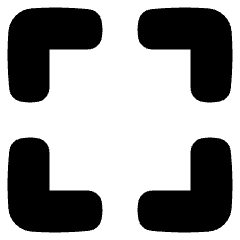 Fit Screen Icon from Plump Solid Set