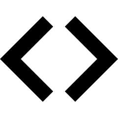 Horizontal Scroll Icon from Sharp Solid Set