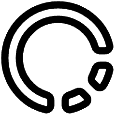 Loading Circle Icon from Plump Line Set