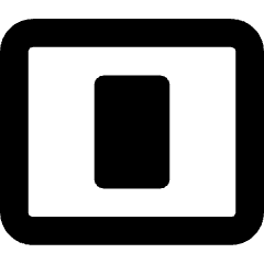 Tile Window Center Icon from Core Solid Set