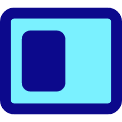 Tile Window Left Icon from Core Pop Set