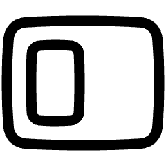 Tile Window Left Icon from Plump Line Set