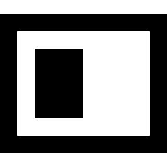 Tile Window Left Icon from Sharp Remix Set