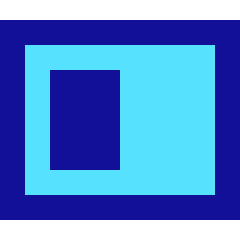 Tile Window Left Icon from Sharp Pop Set