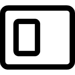 Tile Window Left Icon from Core Line Set