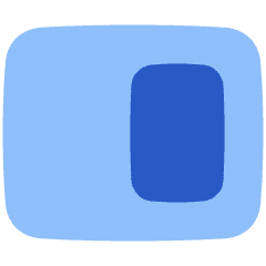 Tile Window Right Icon from Plump Flat Set