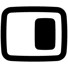 Tile Window Right Icon from Plump Remix Set