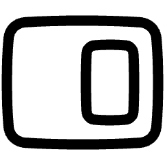 Tile Window Right Icon from Plump Line Set