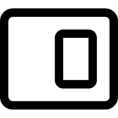 Tile Window Right Icon from Core Line Set