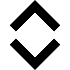 Vertical Scroll Icon from Sharp Solid Set