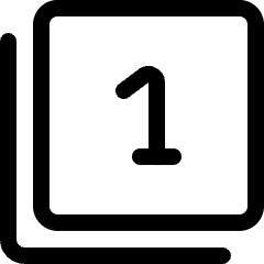 Paginate Filter 1 Icon from Ultimate Regular Set