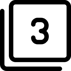 Paginate Filter 3 Icon from Ultimate Regular Set