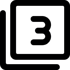Paginate Filter 3 Alternate Icon from Ultimate Bold Set