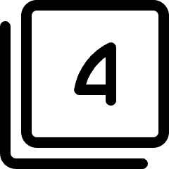 Paginate Filter 4 Icon from Ultimate Regular Set