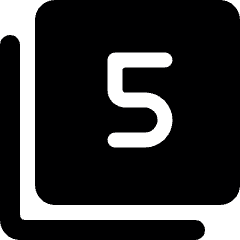 Filter 5 Icon from Ultimate Bold Set