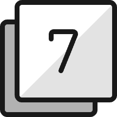 Paginate Filter 7 Icon from Ultimate Colors Set