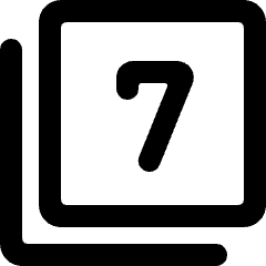 Paginate Filter 7 Alternate Icon from Ultimate Bold Set