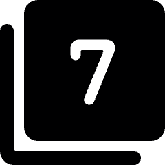 Filter 7 Icon from Ultimate Bold Set