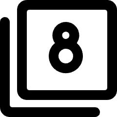 Paginate Filter 8 Alternate Icon from Ultimate Bold Set