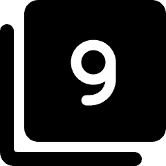 Filter 9 Icon from Ultimate Bold Set