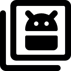 Paginate Filter Android Alternate Icon from Ultimate Bold Set