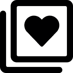 Paginate Filter Heart Alternate Icon from Ultimate Bold Set