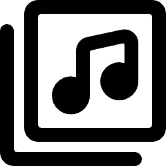 Paginate Filter Music Alternate Icon from Ultimate Bold Set