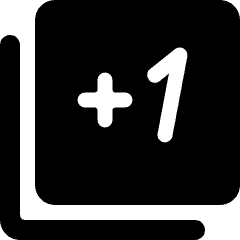 Filter Plus 1 Icon from Ultimate Bold Set