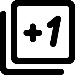 Paginate Filter Plus 1 Alternate Icon from Ultimate Bold Set