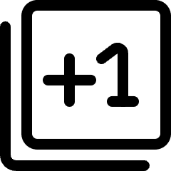 Paginate Filter Plus 1 Icon from Ultimate Regular Set