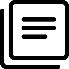 Paginate Filter Text Icon from Ultimate Regular Set