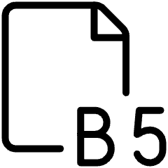 Paper Sizes C5 Icon from Ultimate Light Set