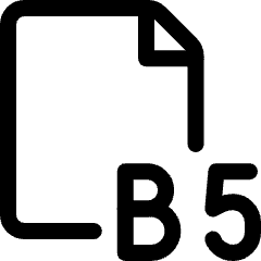 Paper Sizes C5 Icon from Ultimate Regular Set