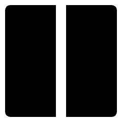 Layout Two Columns Icon from Nova Solid Set