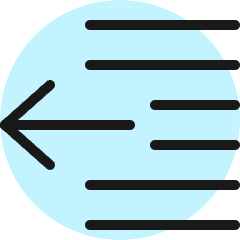 Indent Decrease 1 Icon from Ultimate Colors Set